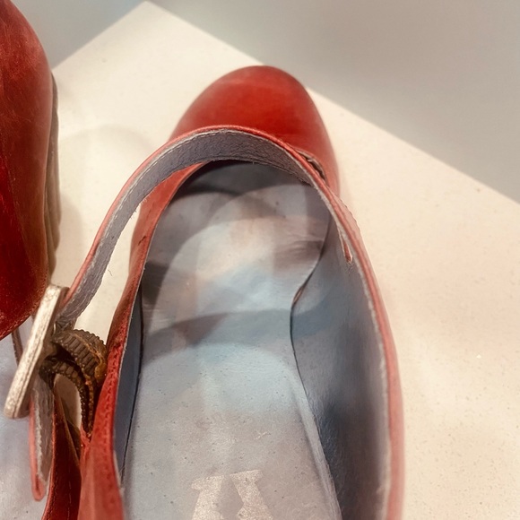 MAG Mary Jane Rubber Wedge Heel Sandal - Picture 6 of 13